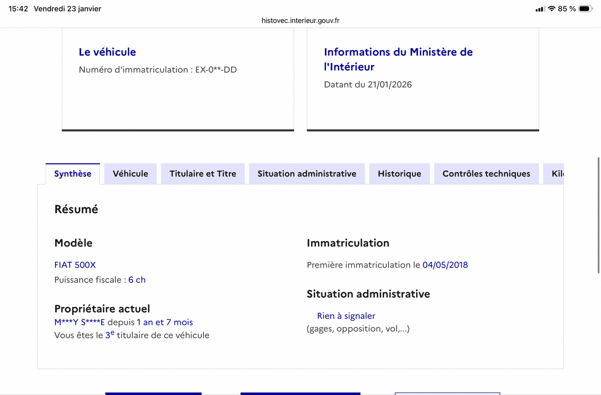 Fiat 500X d'occasion