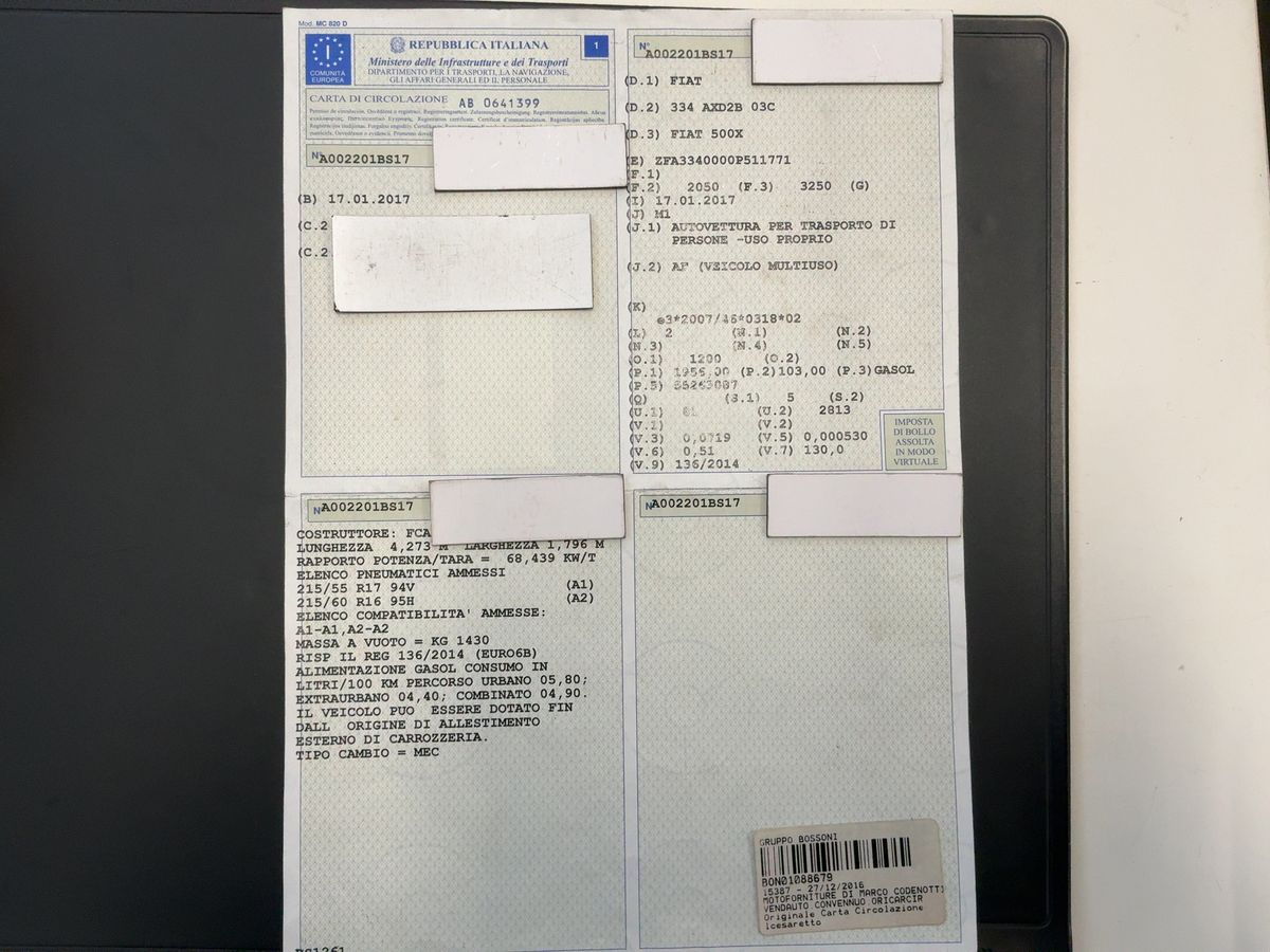 Fiat 500X d'occasion