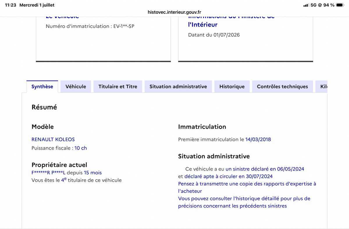 Renault Koleos d'occasion