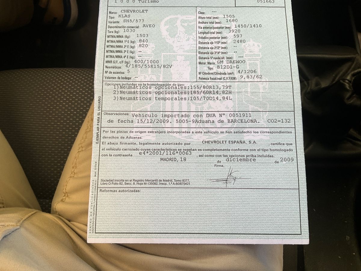 Chevrolet Aveo d'occasion