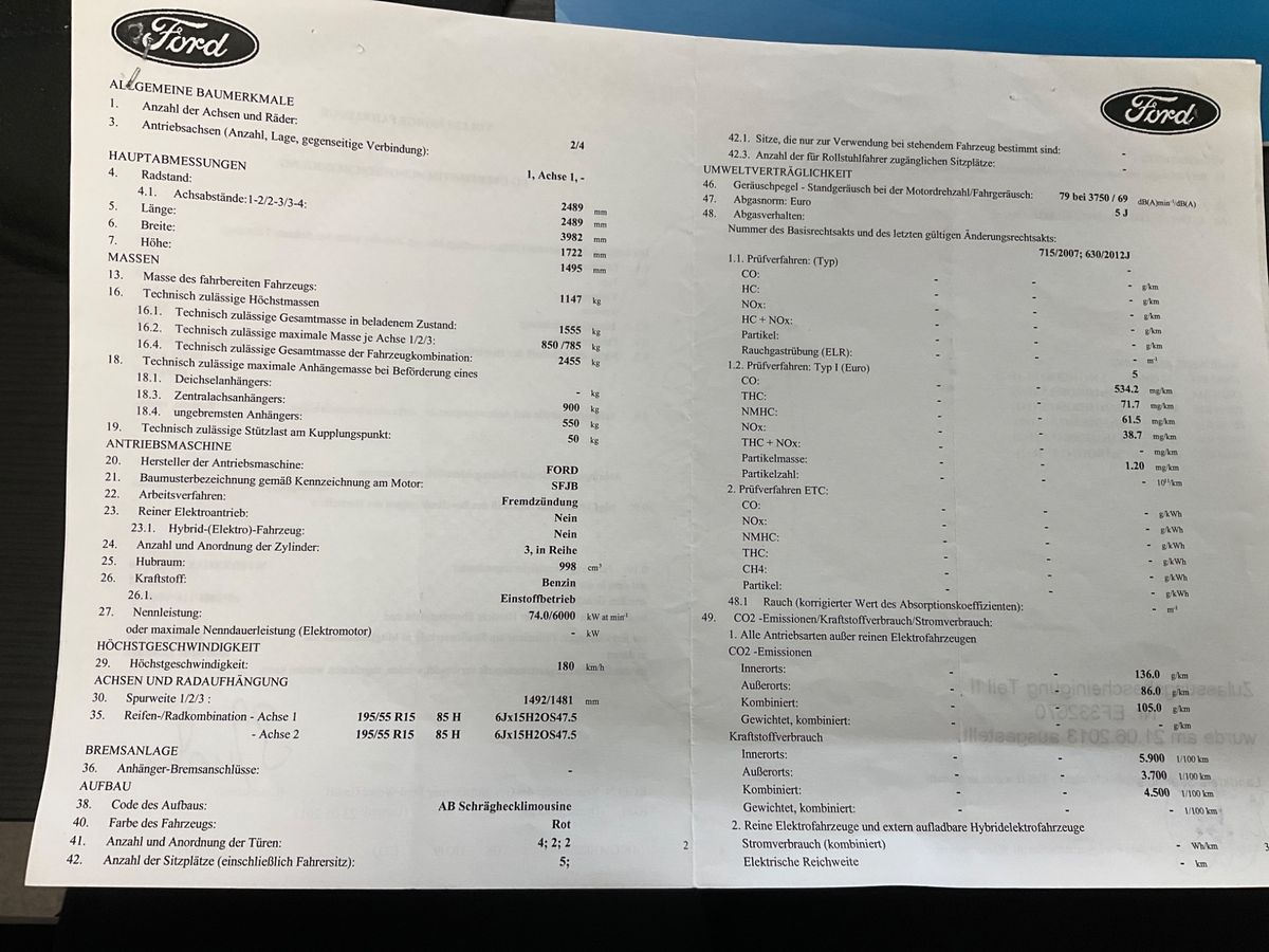 Ford Fiesta 1.0 EcoBoost Champions Edition