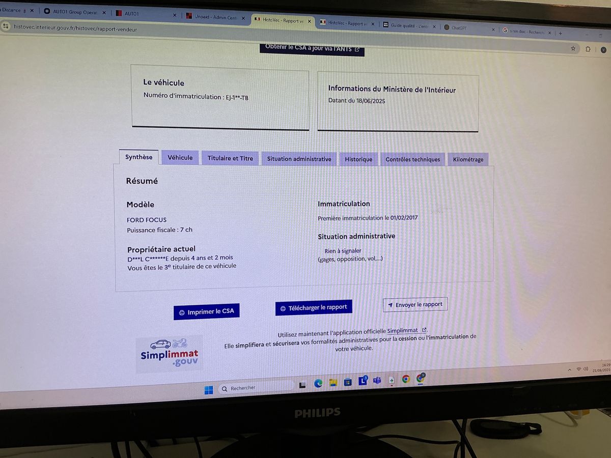 Ford Focus d'occasion