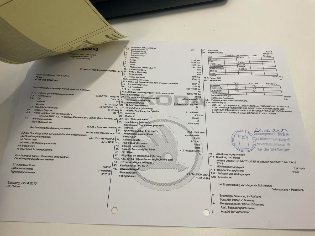 Skoda Superb d'occasion