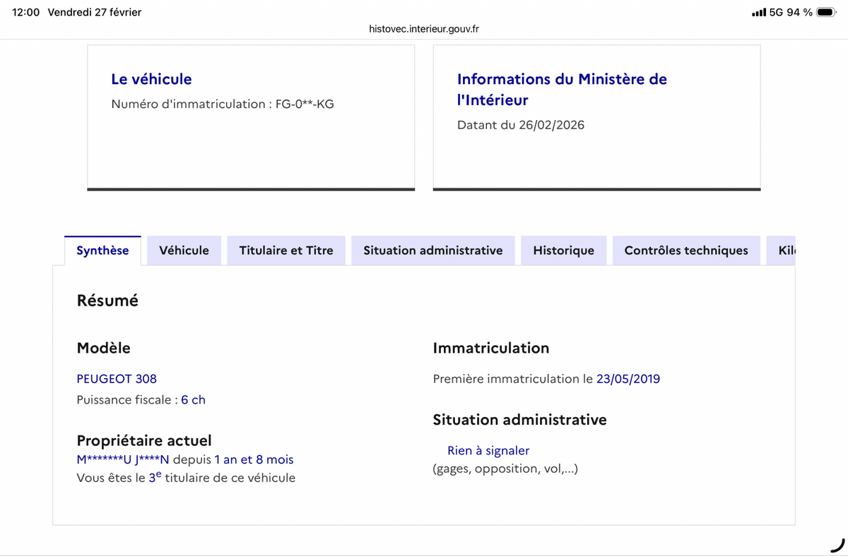 Peugeot 308 d'occasion