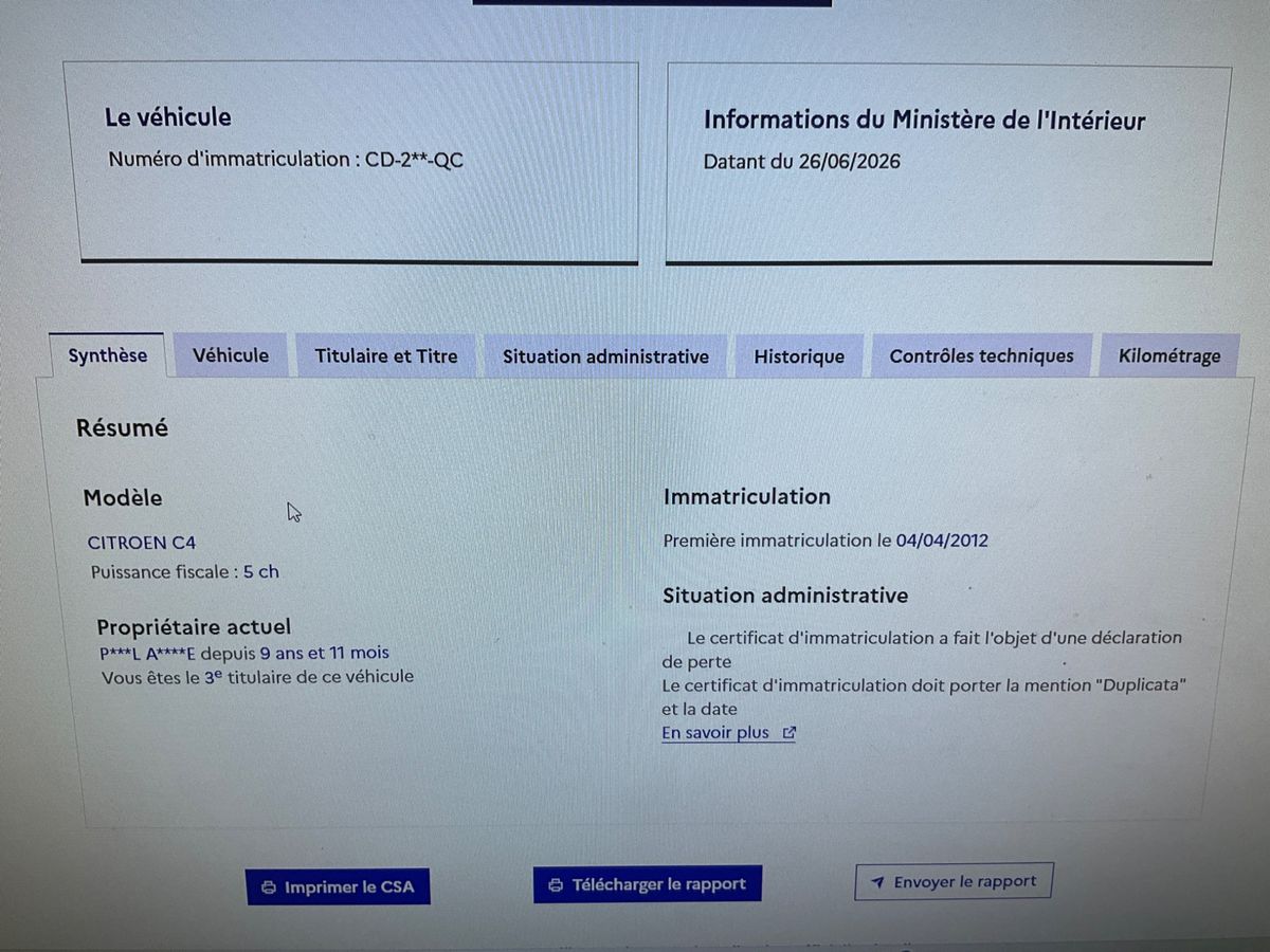 Citroen C4 d'occasion