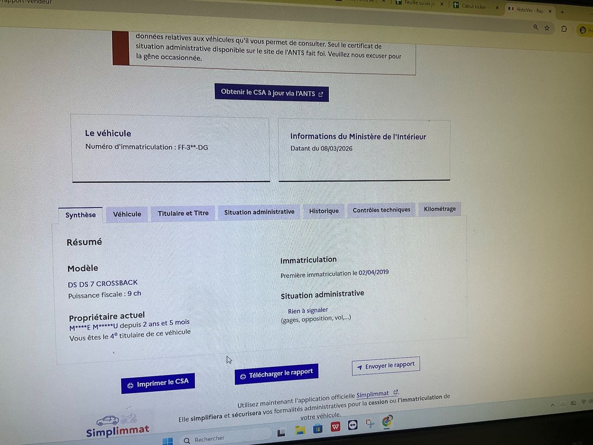 DS Automobiles d'occasion