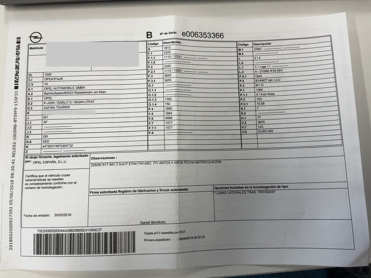 Opel Zafira d'occasion