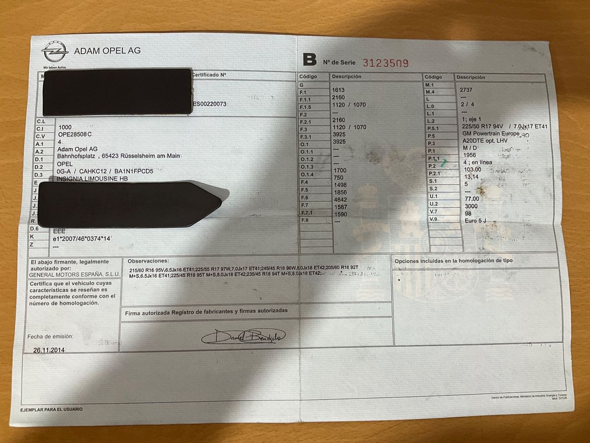 Opel Insignia d'occasion