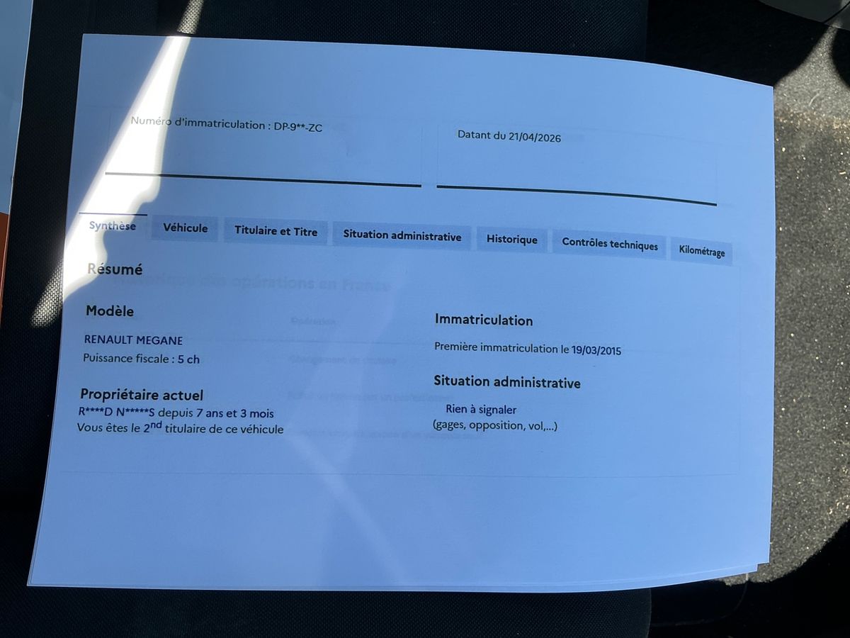 Renault Megane d'occasion