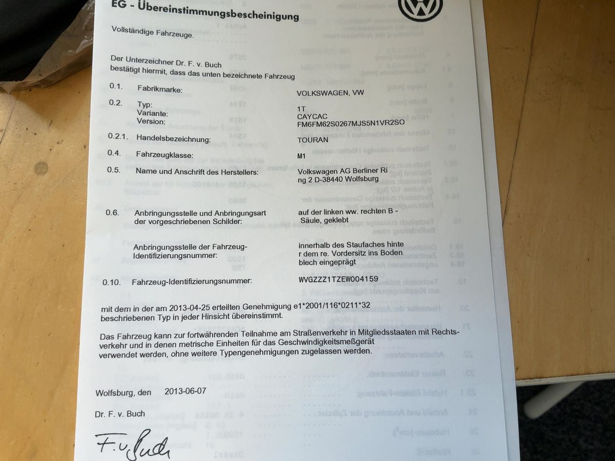Volkswagen Touran d'occasion