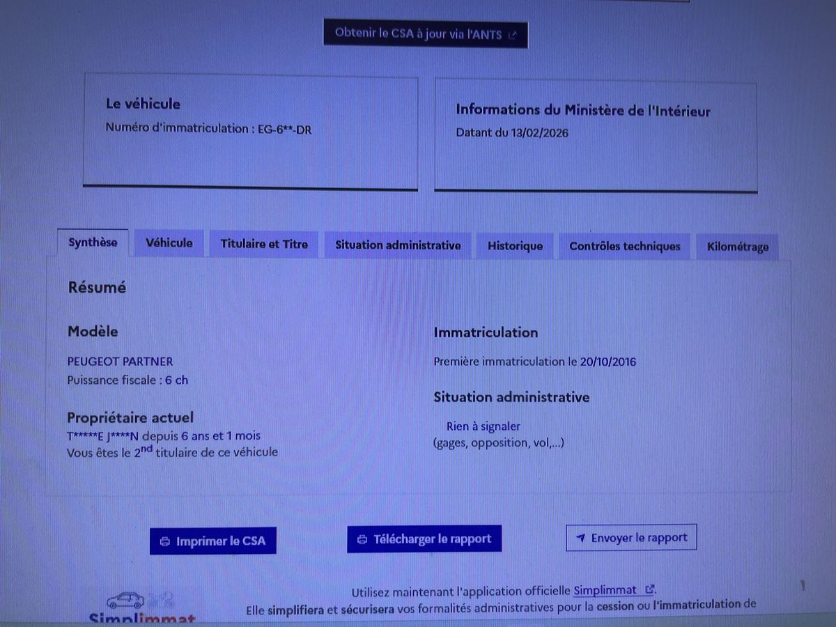 Peugeot Partner d'occasion