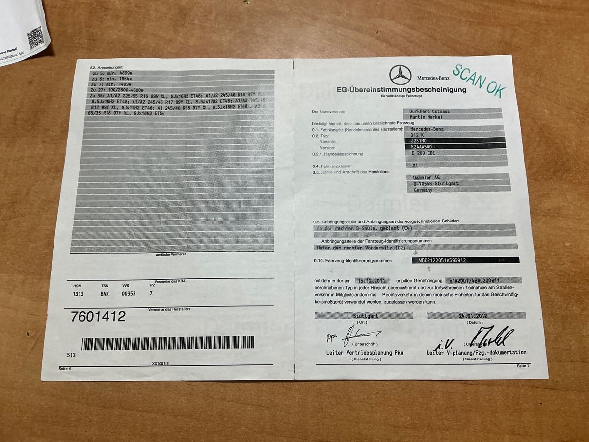 Mercedes-Benz E-Klasse d'occasion