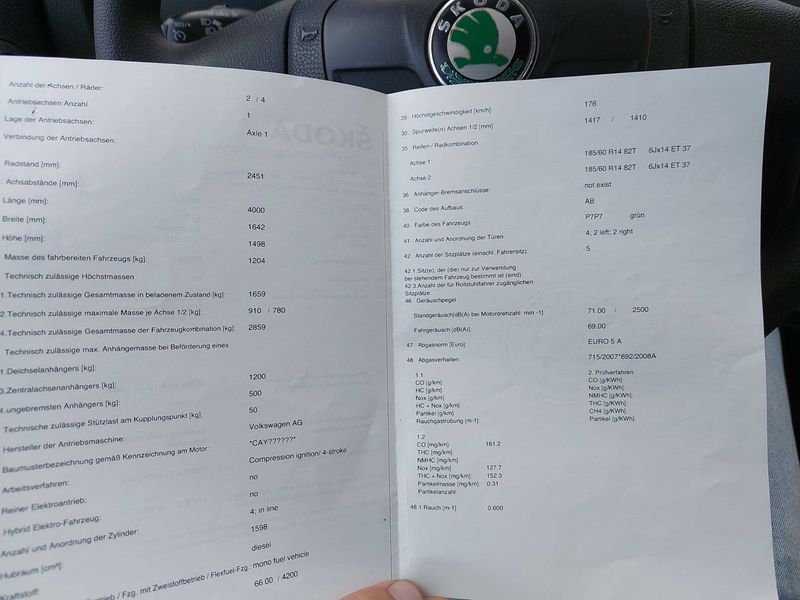 Skoda Fabia 1.6 TDI Ambiente — zdjęcie 17