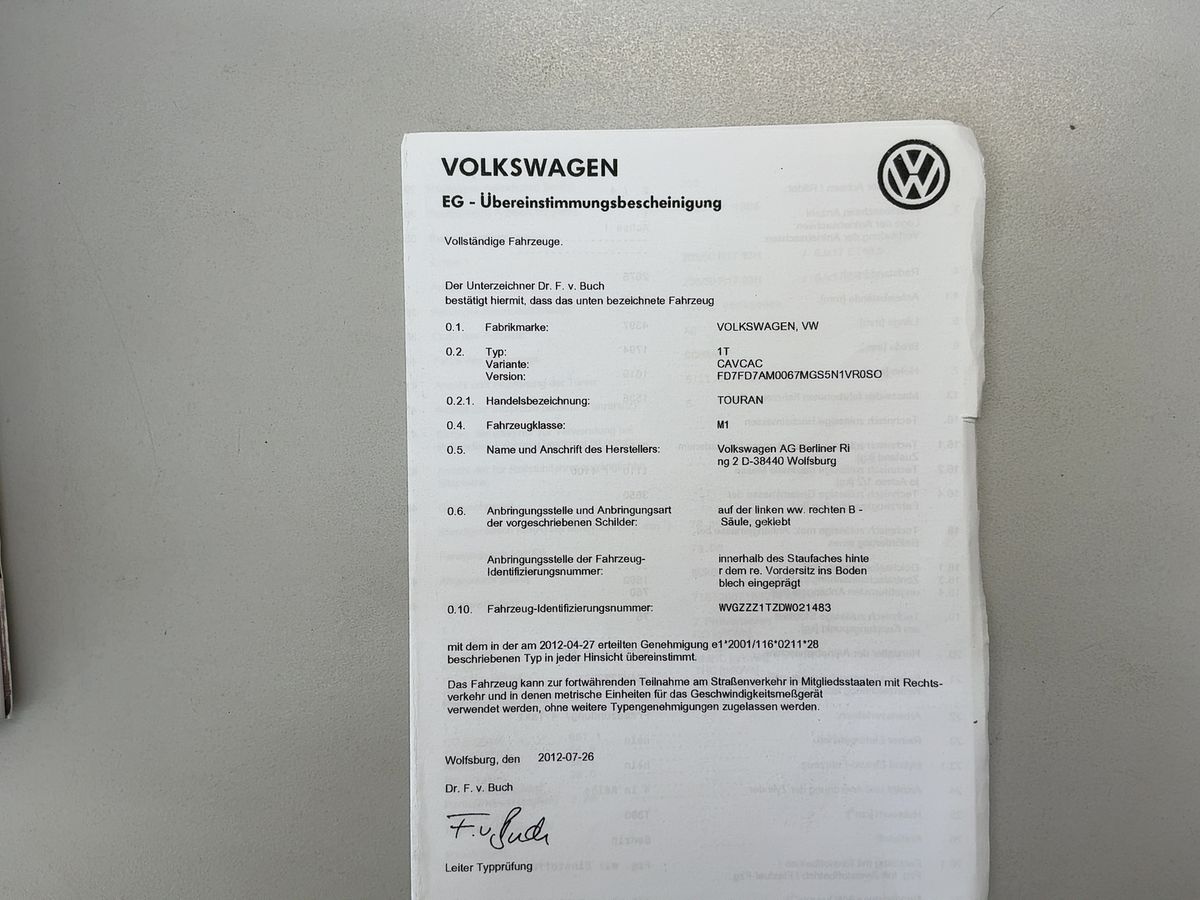 Volkswagen Touran d'occasion