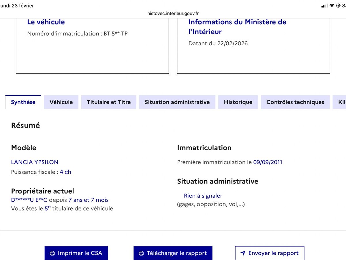 Lancia Ypsilon d'occasion