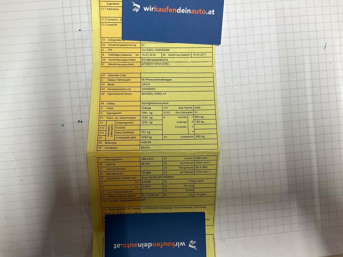 Dacia Sandero 0.9 TCe Stepway Sensation