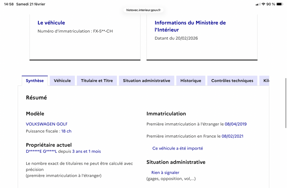 Volkswagen Golf d'occasion