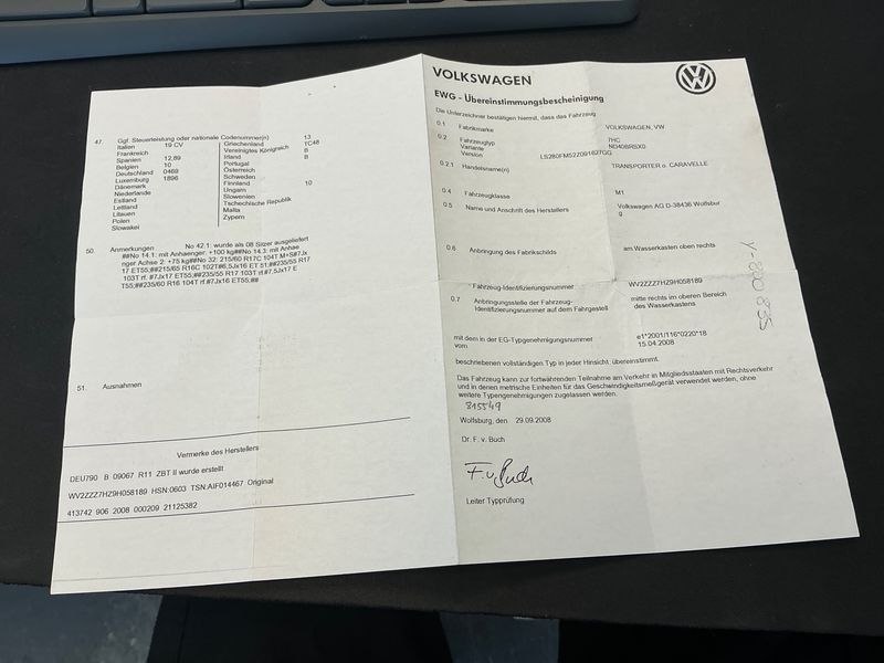 Volkswagen T5 Kombi 1.9 TDI lang 2008 – снимка 21