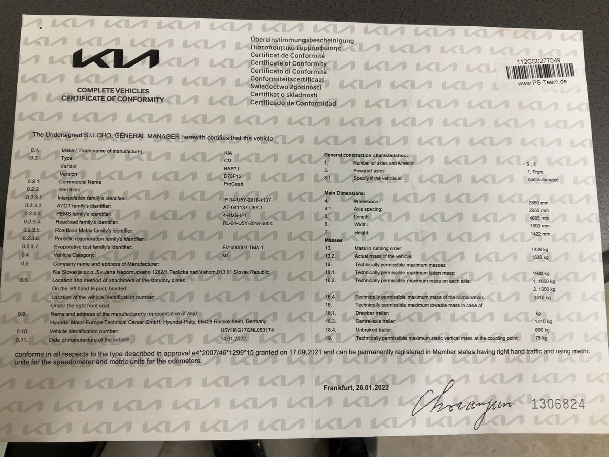 Kia pro_cee'd d'occasion