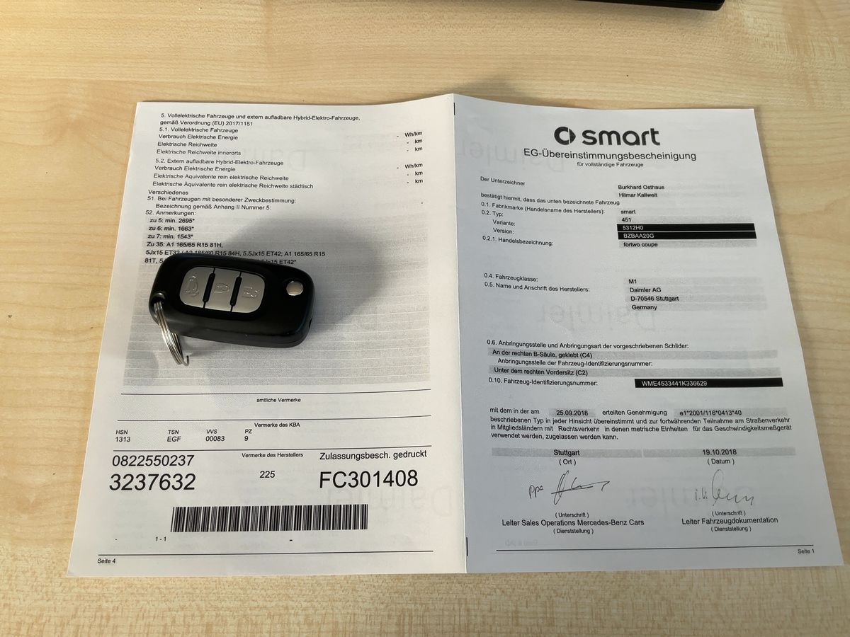 Smart fortwo d'occasion