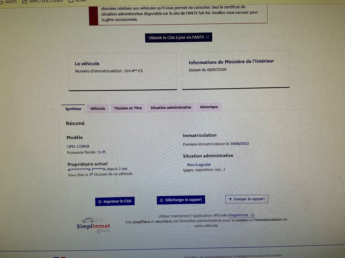 Opel Corsa d'occasion