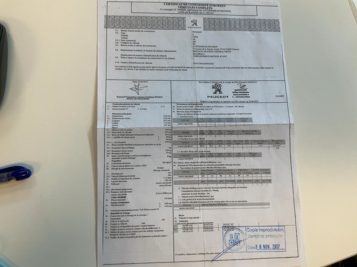 Peugeot 208 d'occasion