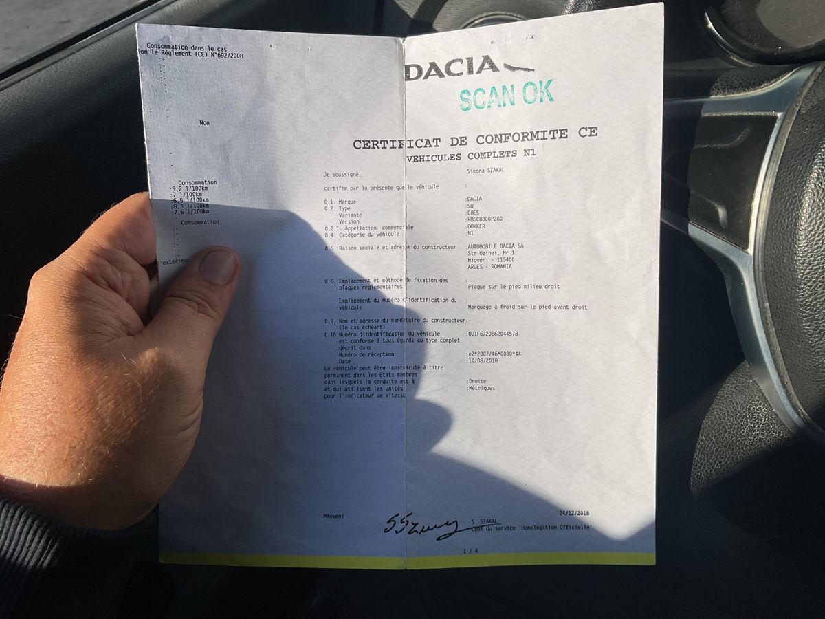 Dacia Dokker 1.6 SCe Access