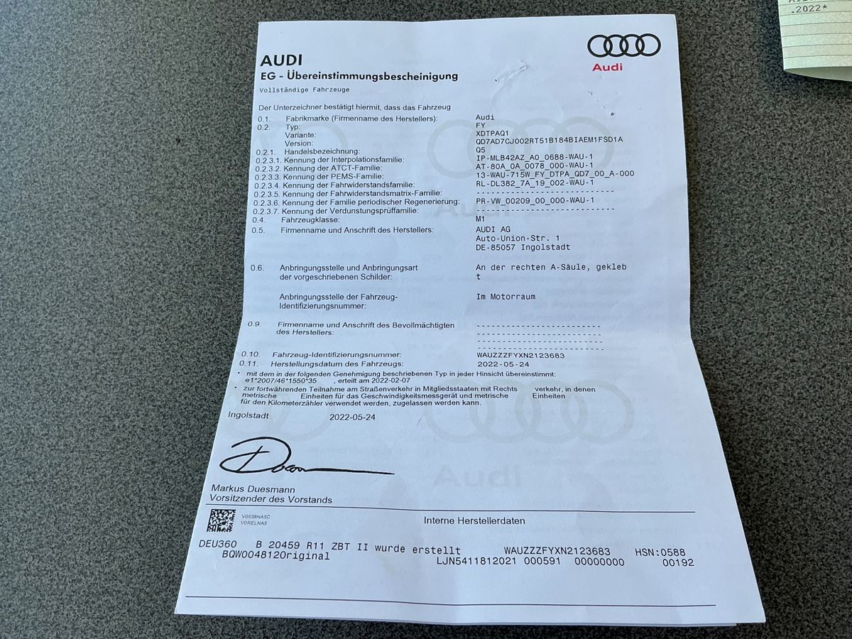 Audi Q5 d'occasion
