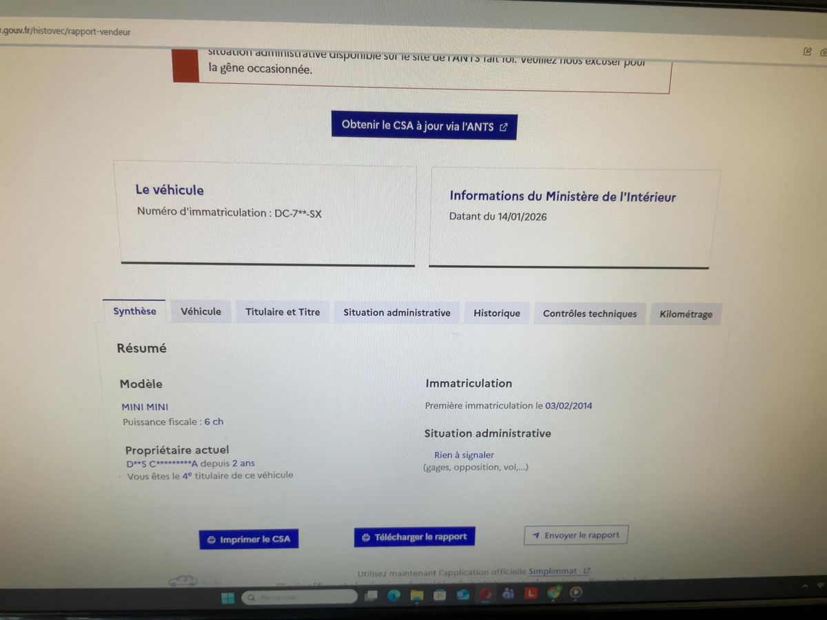 MINI Paceman d'occasion