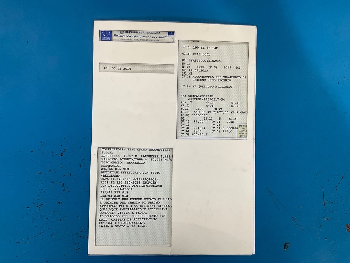 Fiat 500L 1.6 JTDM Lounge