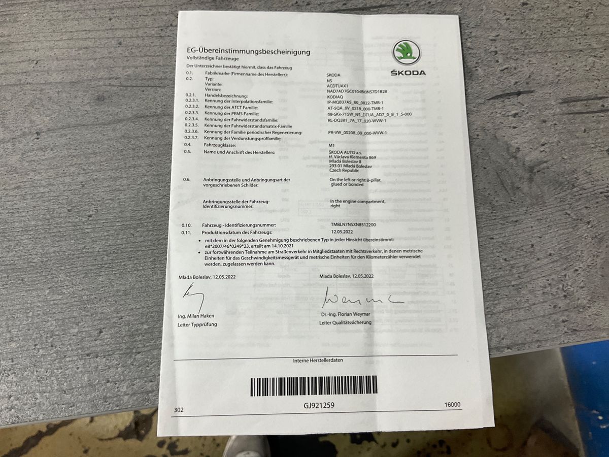 Skoda Kodiaq 2.0 TDI Style 4x4
