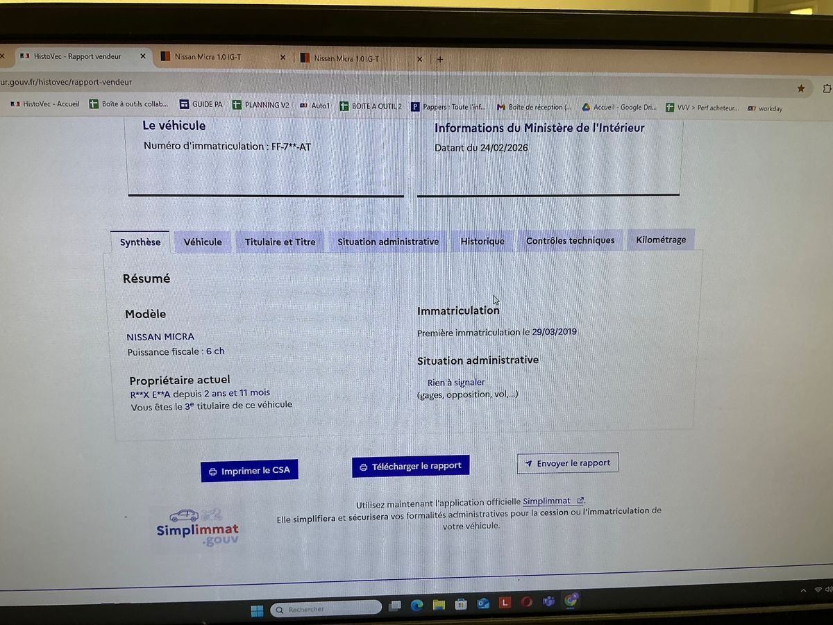 Nissan Micra d'occasion