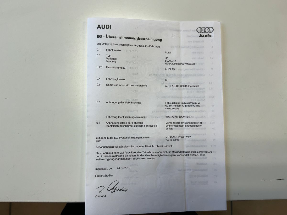 Audi A3 Sportback 1.4 TFSI Ambition