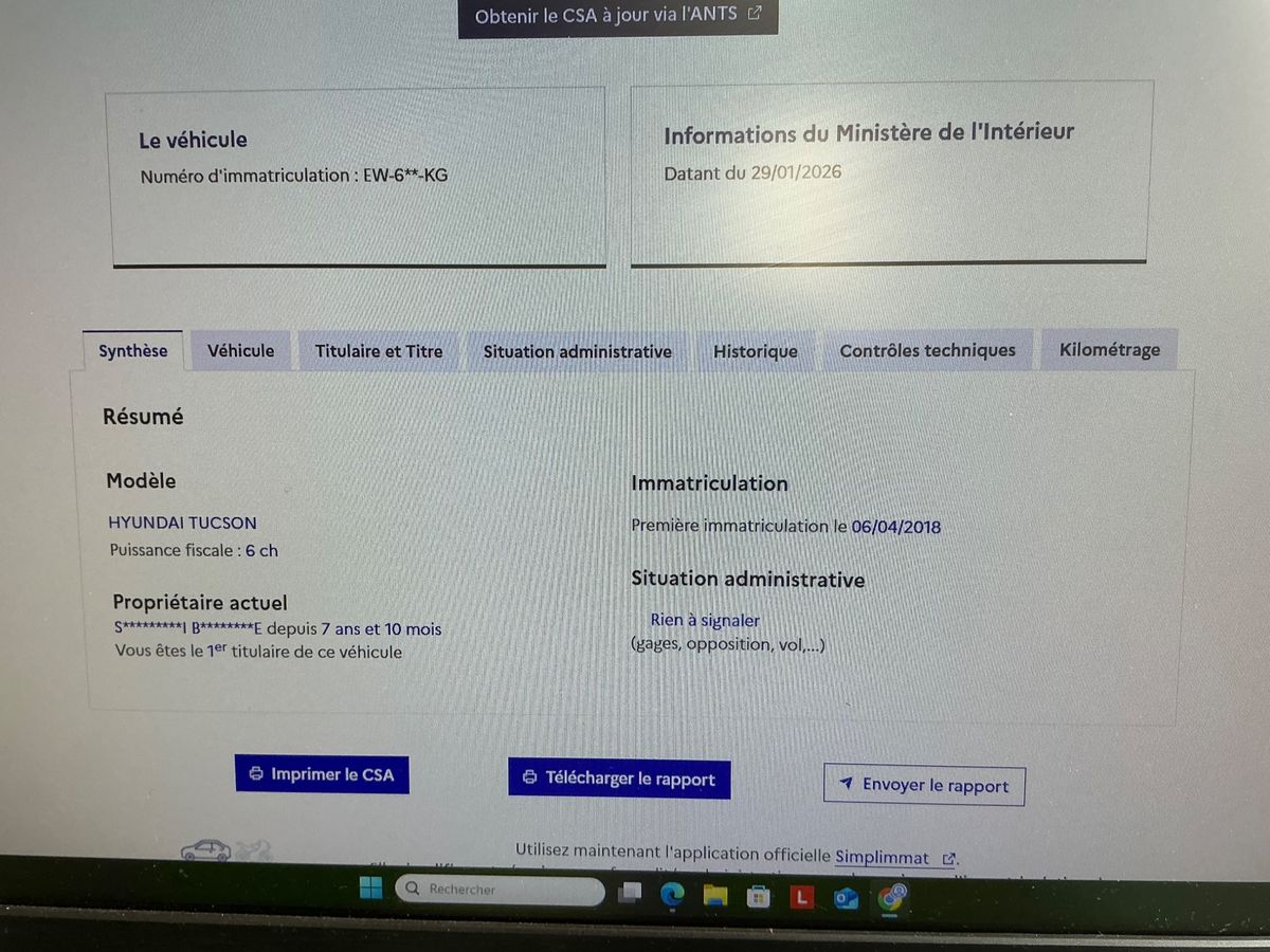 Hyundai Tucson d'occasion