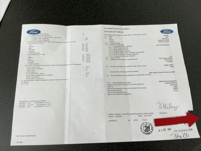 Ford Tourneo 1.0 EcoBoost Titanium — zdjęcie 17