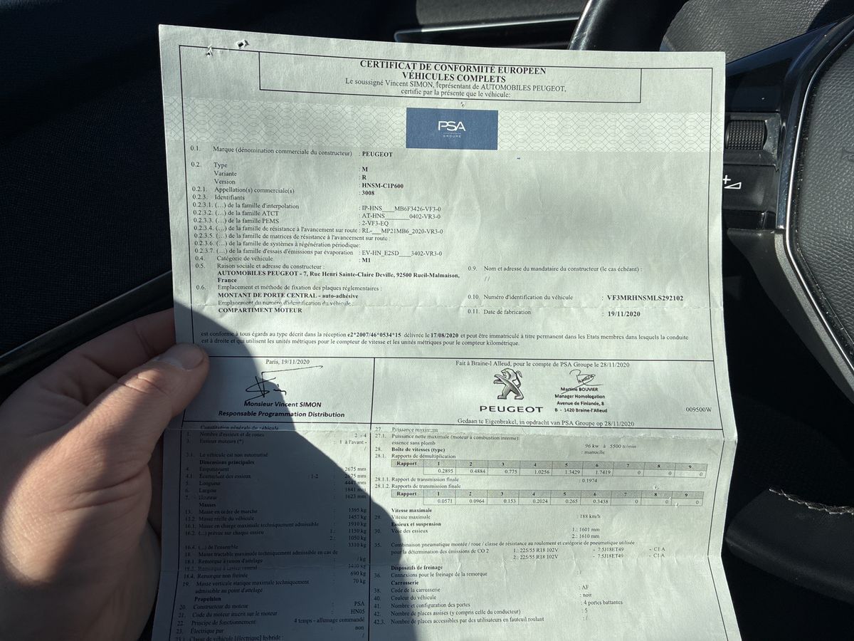 Peugeot 3008 d'occasion