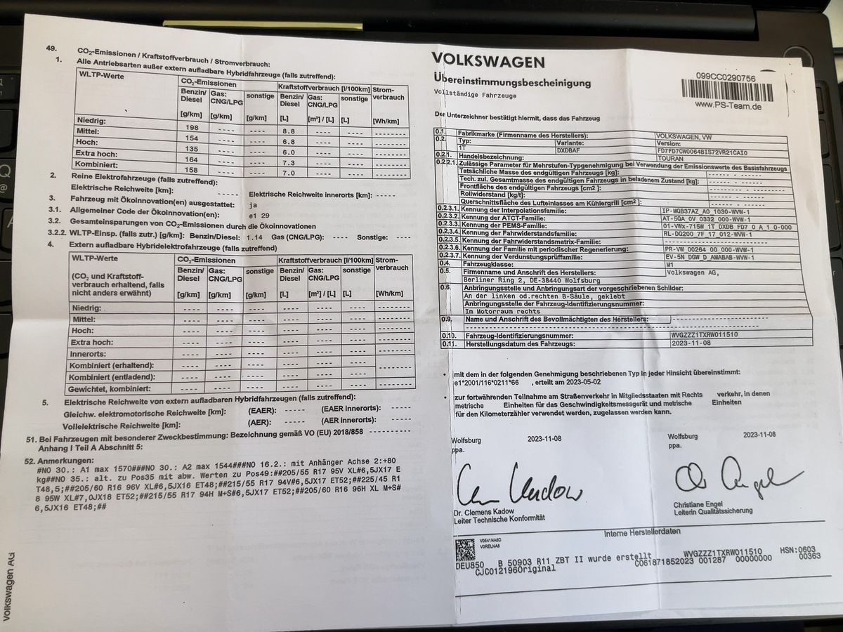 Volkswagen Touran d'occasion