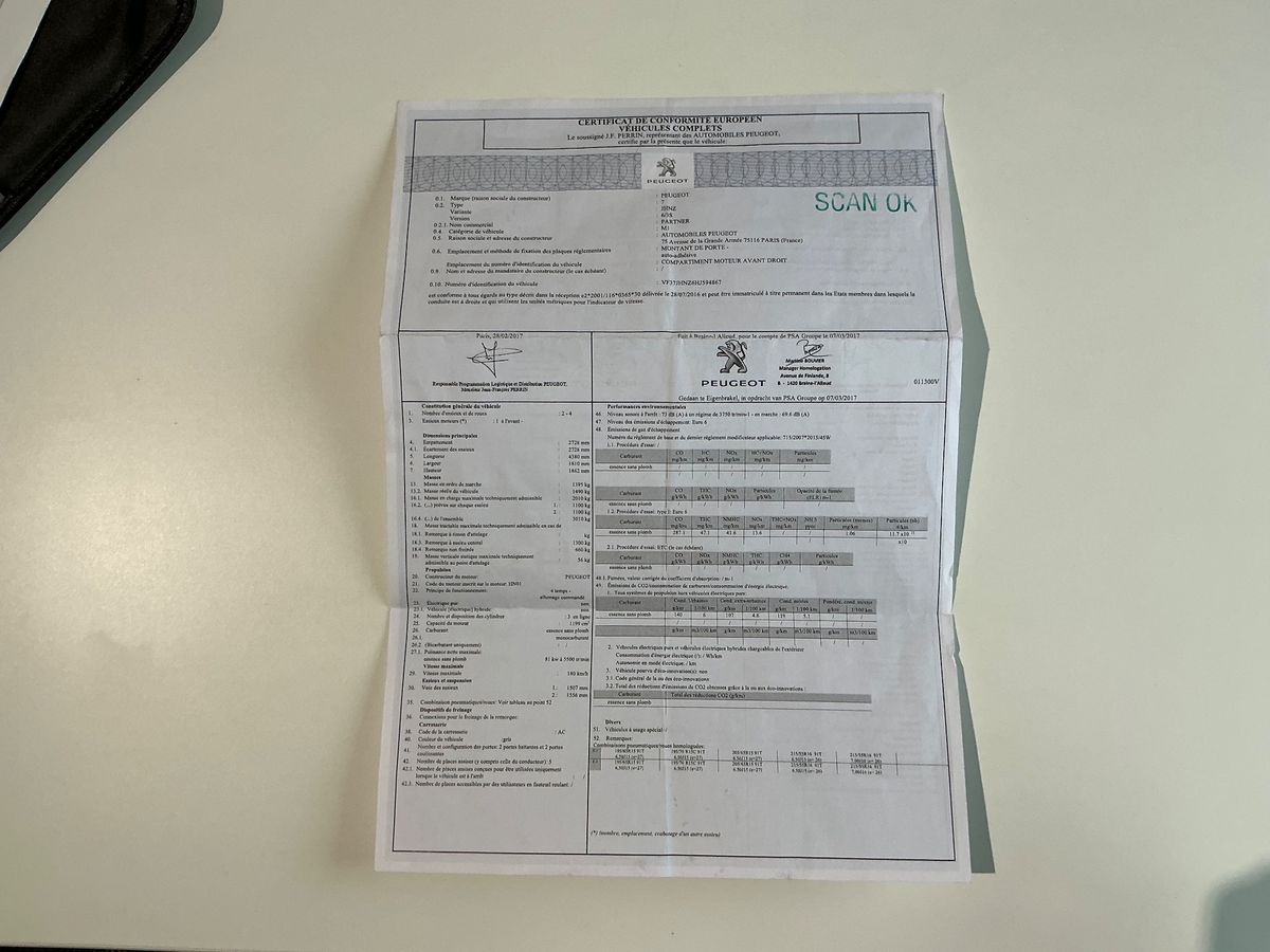 Peugeot Partner d'occasion