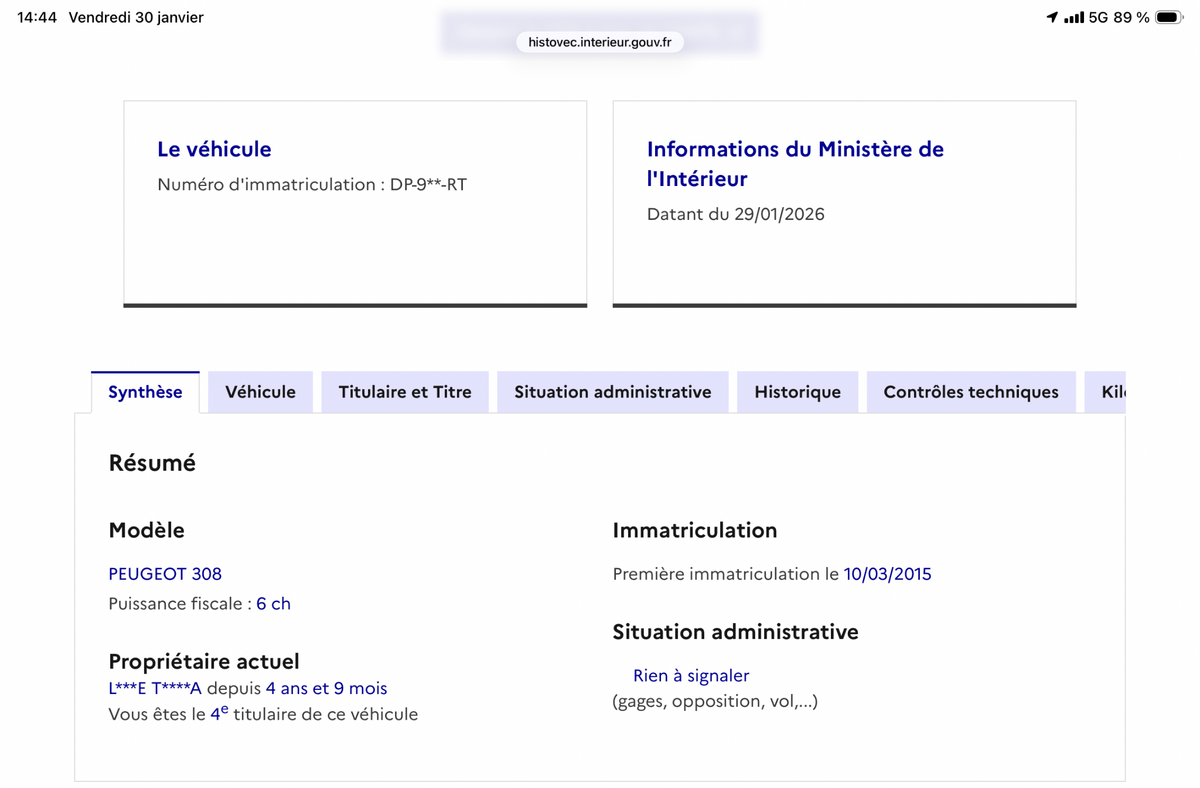 Peugeot 308 d'occasion