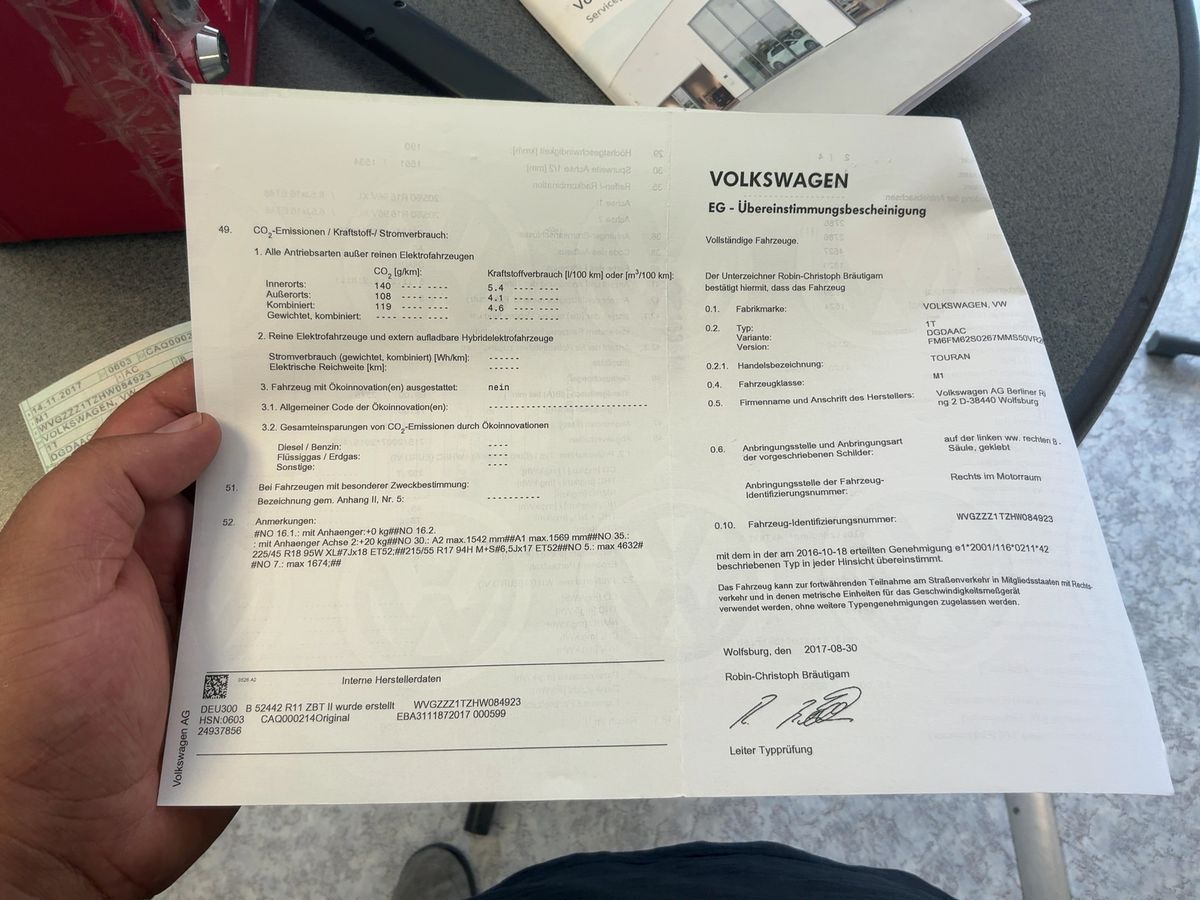 Volkswagen Touran d'occasion