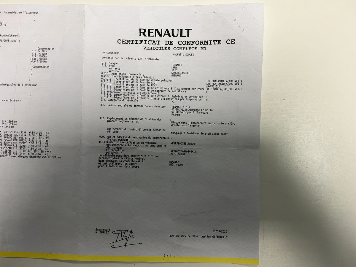 Renault Megane d'occasion