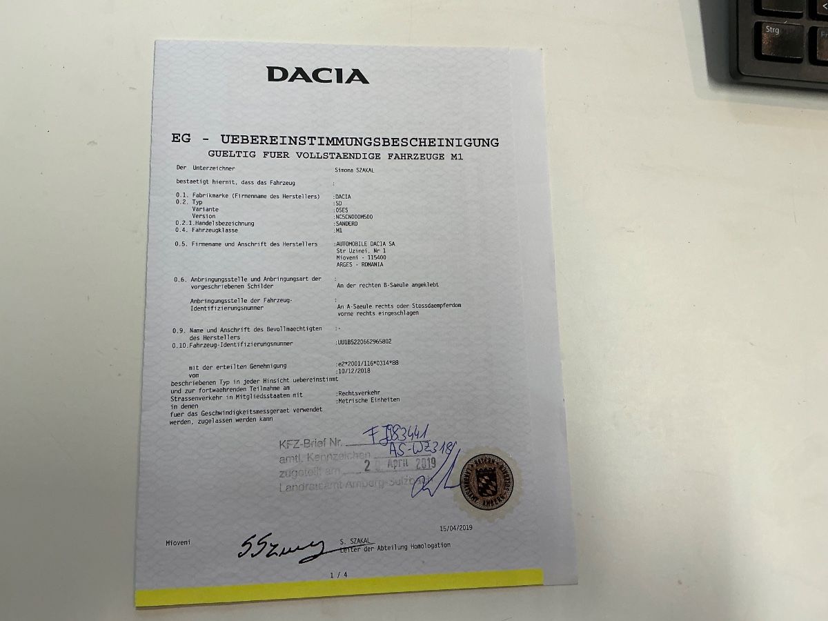 Dacia Sandero d'occasion