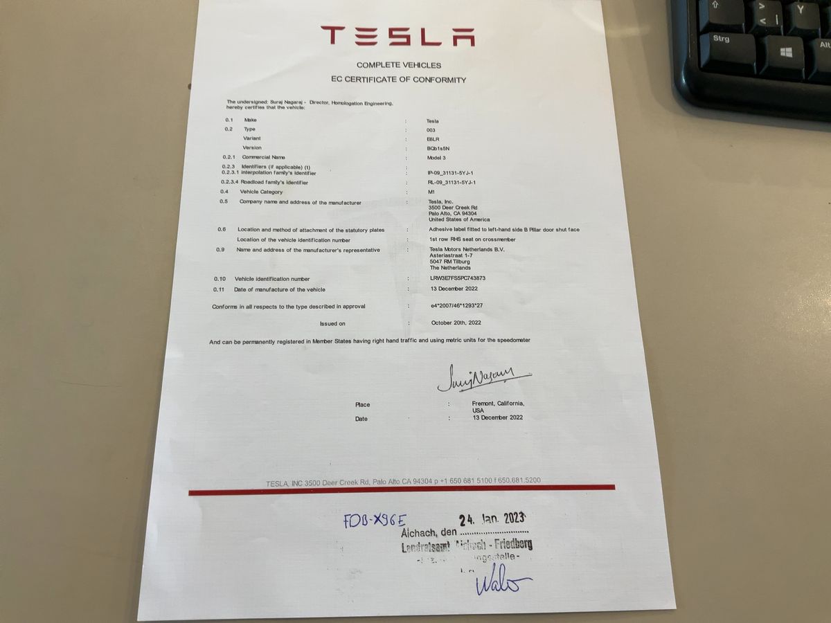 Tesla Model d'occasion