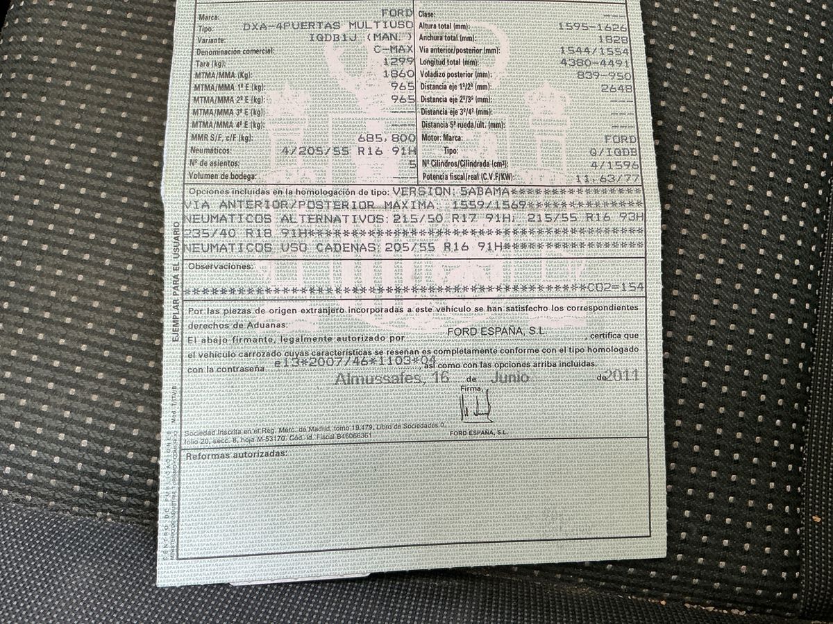 Ford C-Max 1.6 Ti-VCT Trend