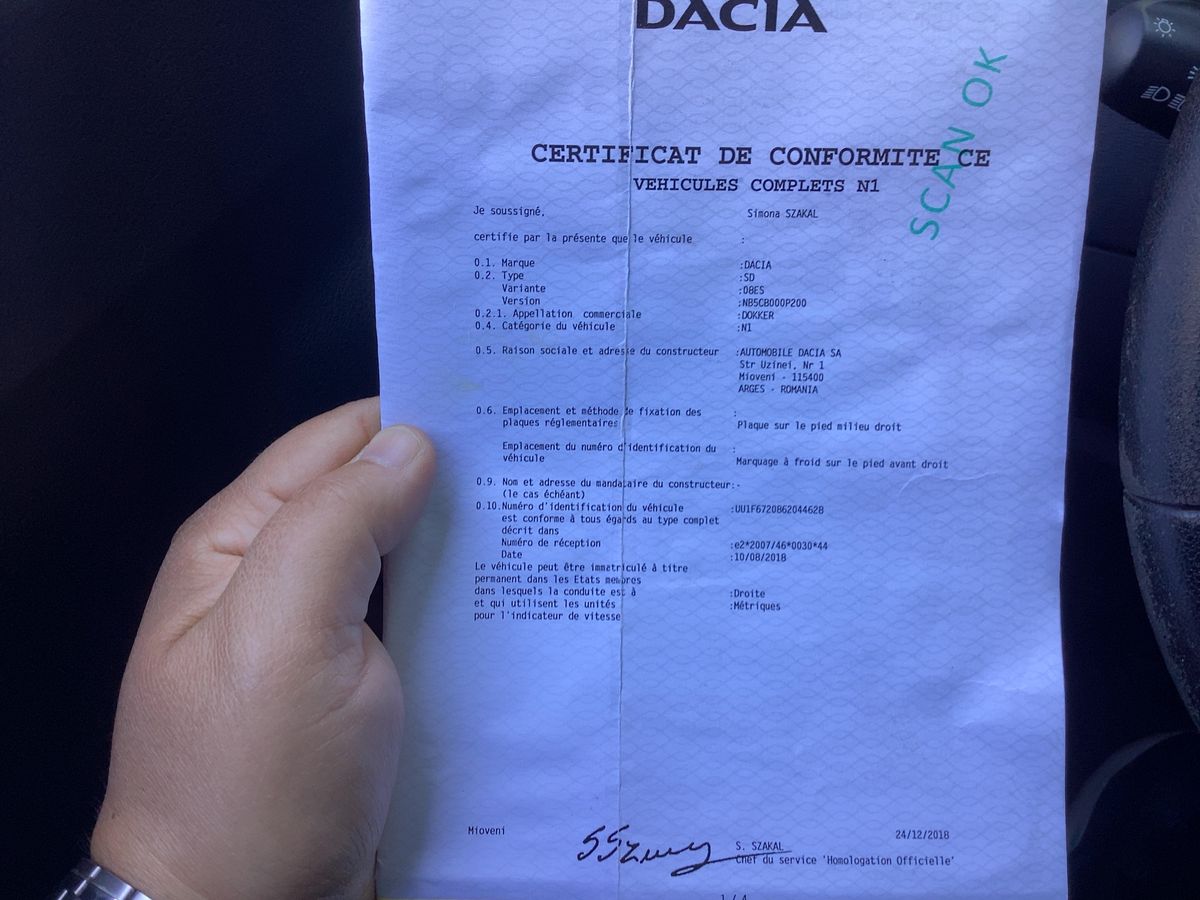 Dacia Dokker d'occasion