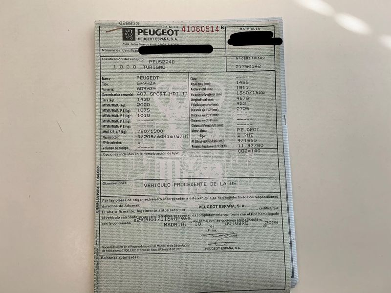 Peugeot 407 1.6 HDi Sport — zdjęcie 6