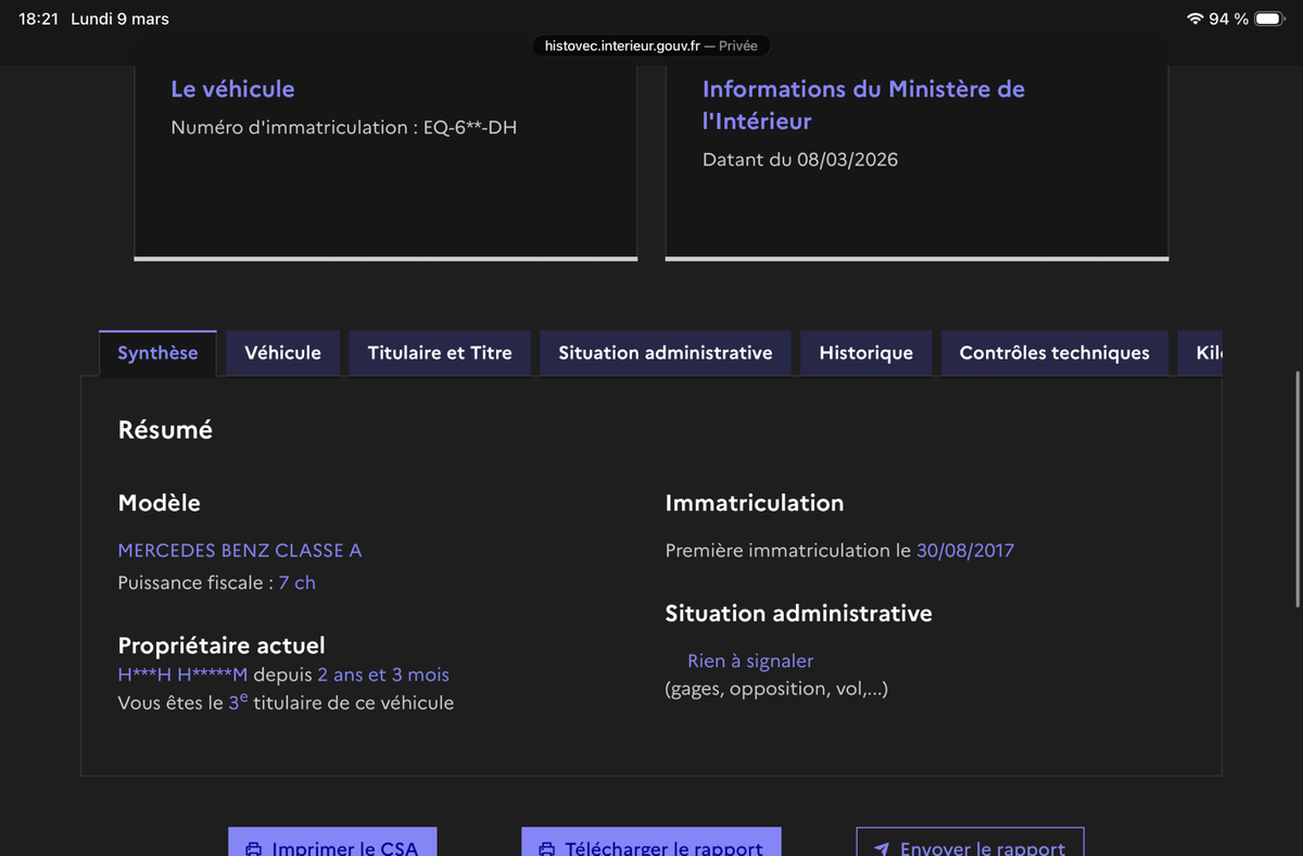 Mercedes-Benz A-Klasse d'occasion