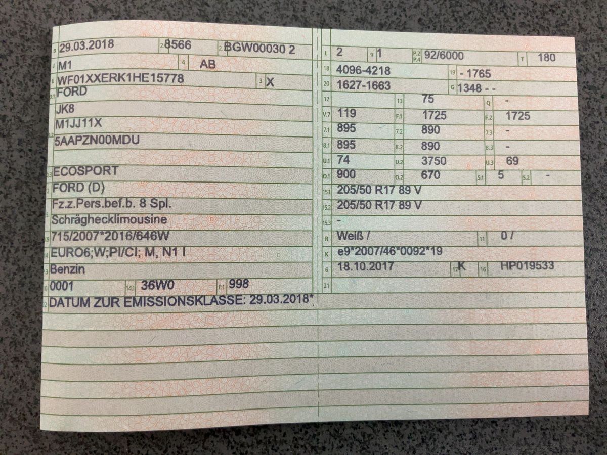 Ford EcoSport 1.0 EcoBoost Trend