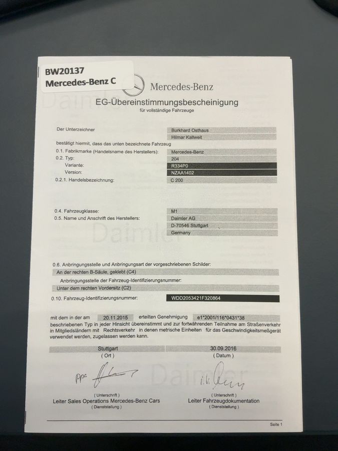 Mercedes-Benz C-Klasse d'occasion