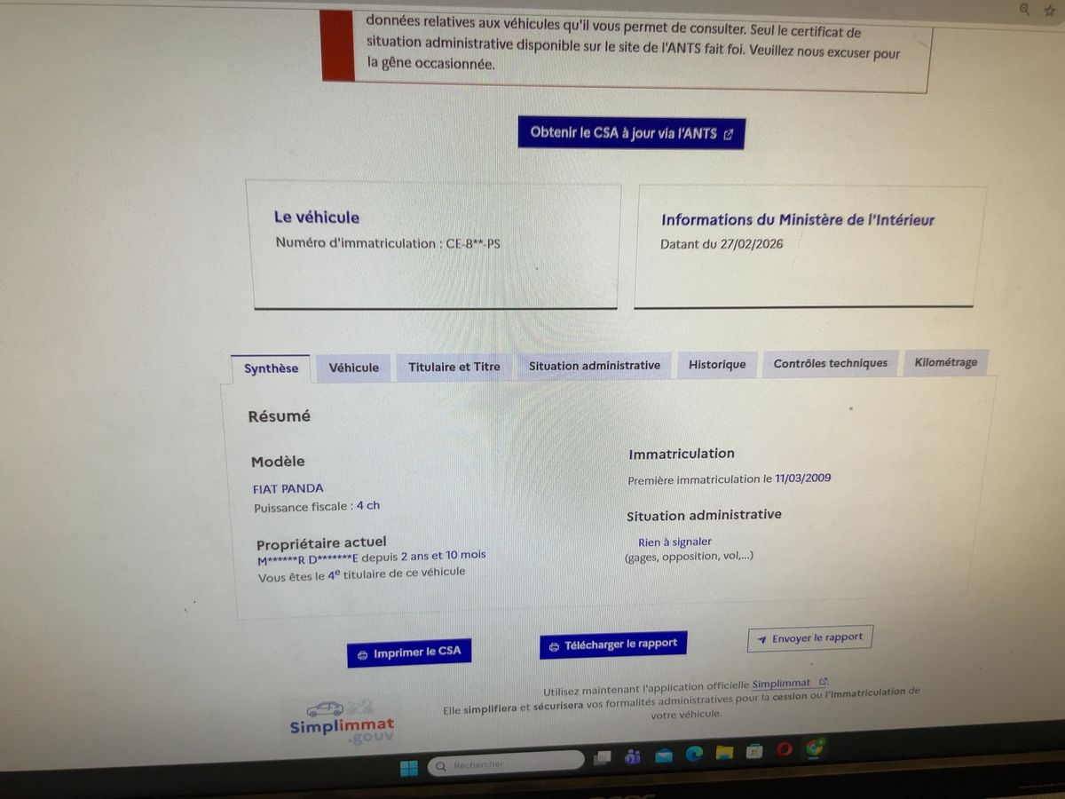 Fiat Panda d'occasion